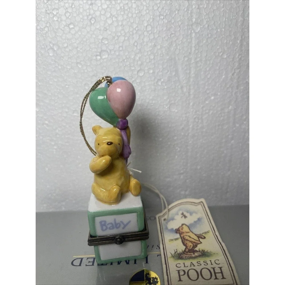 Perjinkities Midwest of Cannon Falls Trinket Box Classic Pooh Baby Block